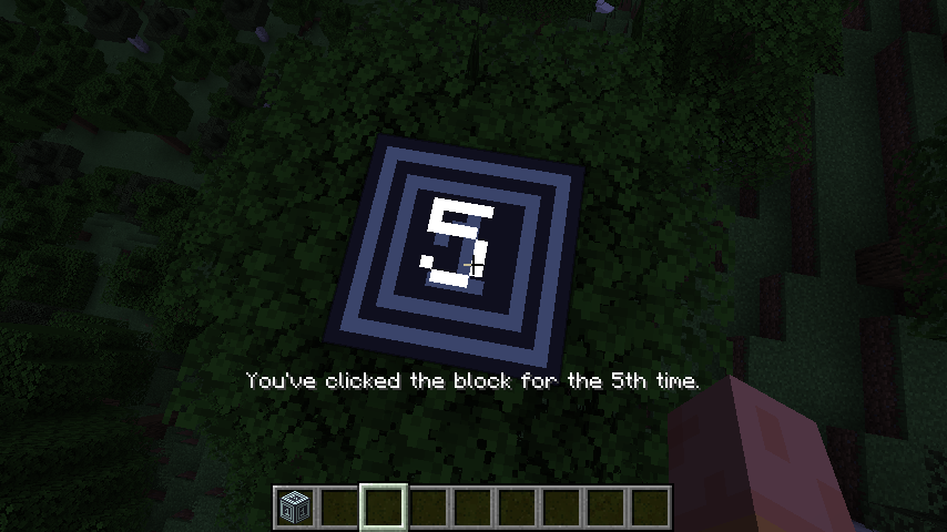 Блок лічильника з числом зверху